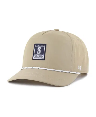 47 Brand Men's Khaki Seattle Mariners Cozumel Hitch Adjustable Hat In Brown