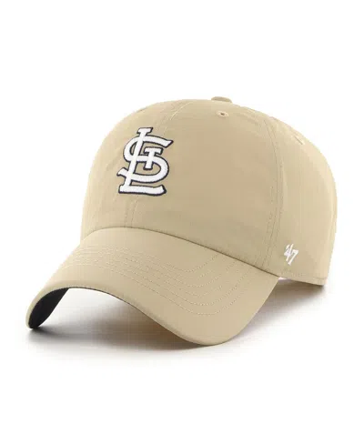 47 Brand Men's Khaki St. Louis Cardinals Performance Clean Up Adjustable Hat