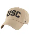47 Brand Men's Khaki Usc Trojans Clean Up Adjustable Hat In Khaki
