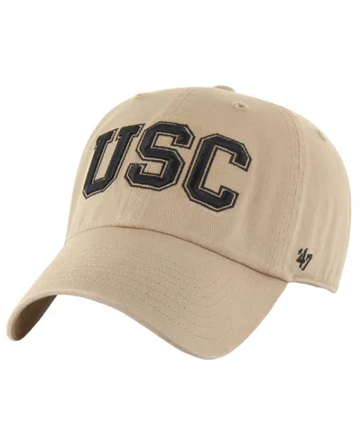 47 Brand Men's Khaki Usc Trojans Clean Up Adjustable Hat