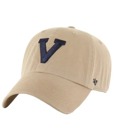 47 Brand Men's Khaki Virginia Cavaliers Clean Up Adjustable Hat In Neutral
