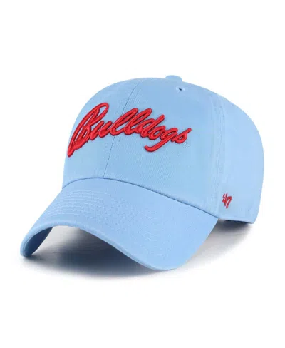 47 Brand Men's Light Blue Fresno State Bulldogs Vault Clean Up Adjustable Hat