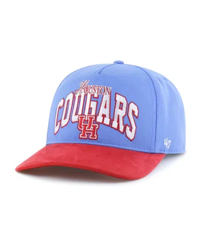 47 Brand Men's Light Blue Houston Cougars Inbounds Hitch Adjustable Hat In Light Blue,red
