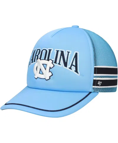 47 Brand Men's Light Blue North Carolina Tar Heels Sideband Trucker Adjustable Hat