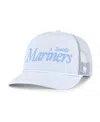 47 Brand Men's Light Blue Seattle Mariners Foundation Script Hitch Adjustable Trucker Hat