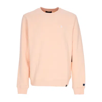 47 Brand Men's Lightweight Crewneck Sweatshirt Mlb Lc Emb Helix Base Runner Crew Dettig In Pink