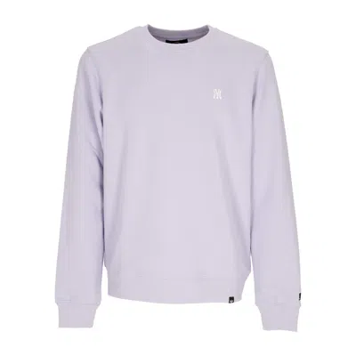 47 Brand Men's Lightweight Crewneck Sweatshirt Mlb Lc Emb Helix Base Runner Crew Neyyan Light Iris In Multi