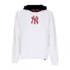 47 Brand Men's Lightweight Hooded Sweatshirt Mlb Helix Hood Neyyan White/black/red In White