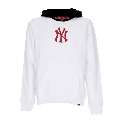 47 Brand Men's Lightweight Hooded Sweatshirt Mlb Helix Hood Neyyan White/black/red