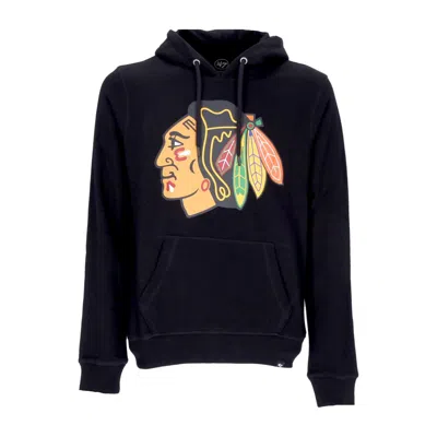 47 Brand Men's Lightweight Hooded Sweatshirt Nhl Imprint Helix Chibla In Black