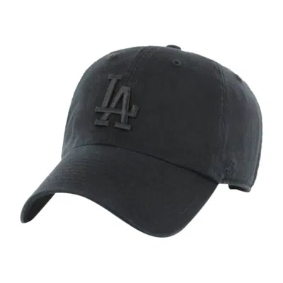 47 Brand Men's Los Angeles Dodgers Clean Up Adjustable Cap In Black In Neutral