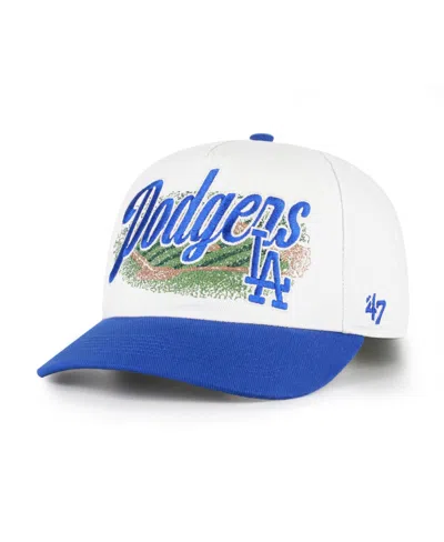 47 Brand Men's Los Angeles Dodgers Enfield Adjustable Five-panel Baseball Cap In White