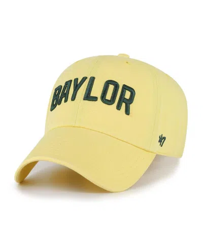47 Brand Men's Maize Baylor Bears Clean Up Adjustable Hat In Yellow