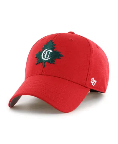 47 Brand Men's Montreal Canadiens Legend Mvp Structured Adjustable Baseball Cap In Red