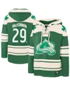 47 Brand Men's Nathan Mackinnon Kelly Green Colorado Avalanche St. Patrick's Day Player Name Number Lacer Pul In Multi