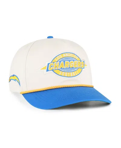 47 Brand Men's Natural Los Angeles Chargers Frame Out Two Tone Hitch Adjustable Hat In Multi