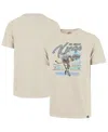 47 Brand Men's Natural Los Angeles Kings Hockey Player Golden Age Scrum T-shirt In Natural