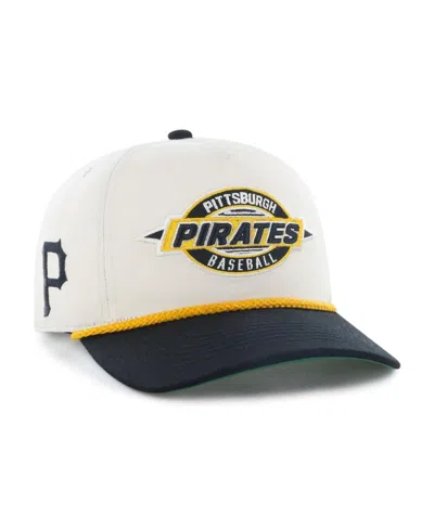 47 Brand Men's Natural Pittsburgh Pirates Frame Out Hitch Adjustable Hat In Multi