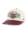 47 Brand Men's Natural Texas A M Aggies Pomona Two-tone Rope Hitch Adjustable Hat In Neutral