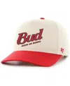 47 Brand Men's Natural/red Dale Earnhardt Jr. Budweiser Hitch Adjustable Hat