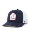 47 Brand Men's Navy Atlanta Braves Gimmie Golf Trucker Adjustable Hat