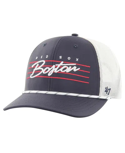 47 Brand Men's Navy Boston Red Sox Downburst Trucker Adjustable Hat