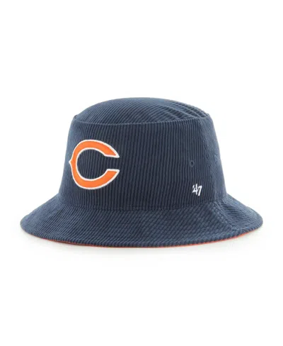 47 Brand Men's Navy Chicago Bears Thick Cord Bucket Hat