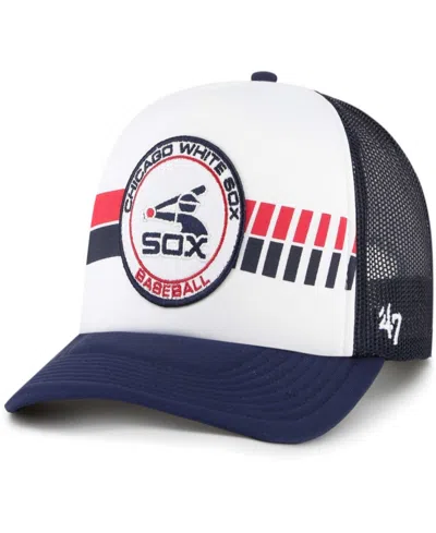 47 Brand Men's Navy Chicago White Sox Cooperstown Collection Wax Pack Express Trucker Adjustable Hat In Blue
