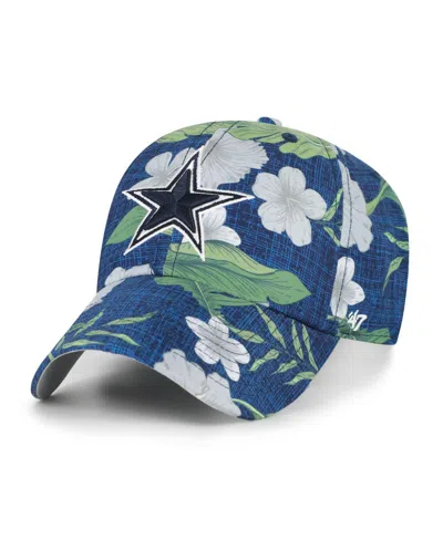 47 Brand Men's Navy Dallas Cowboys Beach Side Clean Up Adjustable Hat In Blue