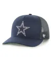 47 Brand Men's Navy Dallas Cowboys Mesh Hitch Adjustable Hat In Navy