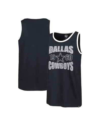 47 Brand Men's Navy Dallas Cowboys Upload Franklin Tank Top