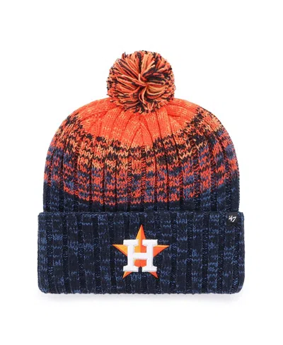 47 Brand Men's Navy Houston Astros Cascade Cuffed Knit Hat With Pom