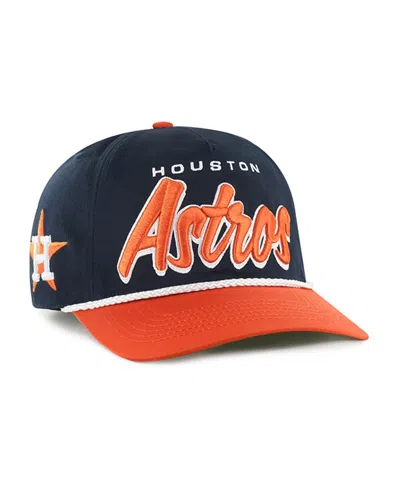 47 Brand Men's Navy Houston Astros Drop Shadow Rope Hitch Adjustable Hat