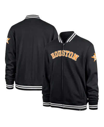 47 Brand Men's Navy Houston Astros Wax Pack Pro Camden Full-zip Track Jacket
