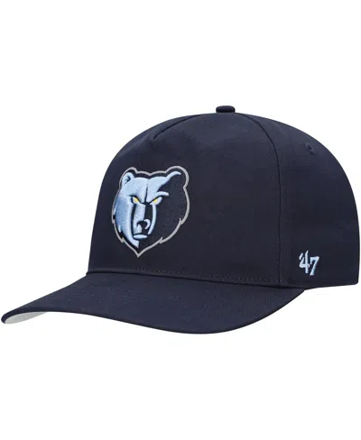 47 Brand Men's Navy Memphis Grizzlies Core Logo Hitch Adjustable Hat In Blue