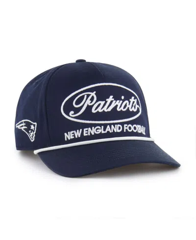 47 Brand Men's Navy New England Patriots Foundational Hitch Adjustable Hat In Blue
