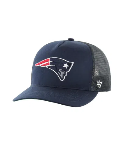 47 Brand Men's Navy New England Patriots Mesh Hitch Trucker Adjustable Hat