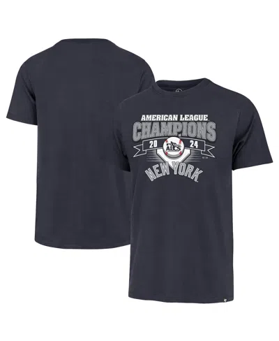 47 Brand Men's Navy New York Yankees 2024 American League Champions Franklin T-shirt