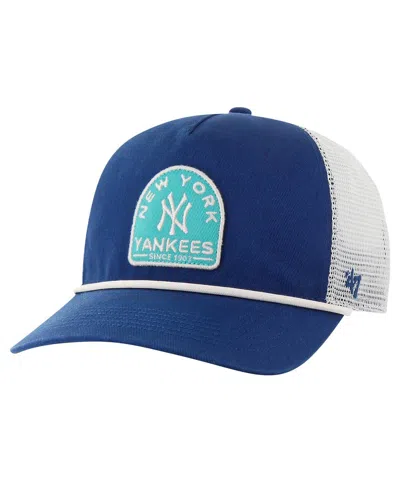 47 Brand Men's Navy New York Yankees Cypress Trucker Hitch Adjustable Hat In Blue