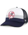 47 Brand Men's New York Yankees Lift Off Foam Front Mesh Trucker Adjustable Hat In Navy