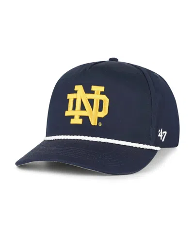 47 Brand Men's Navy Notre Dame Fighting Irish Rope Hitch Adjustable Hat In Blue