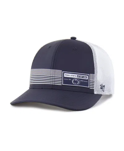 47 Brand Men's Navy Penn State Nittany Lions Rangefinder Brrr Trucker Adjustable Hat In Blue