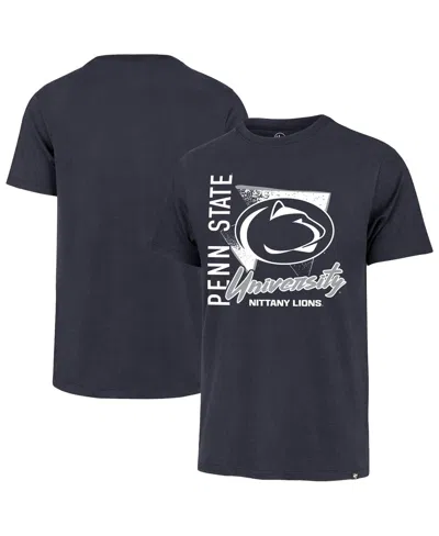47 Brand Men's Navy Penn State Nittany Lions Side Arm Franklin T-shirt In Blue