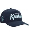 47 Brand Men's Navy Seattle Kraken Crosstown Corduroy Hitch Adjustable Hat In Navy