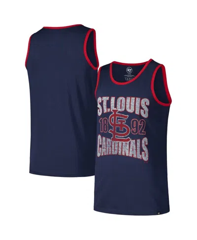 47 Brand Men's Navy St. Louis Cardinals Upload Franklin Tank Top