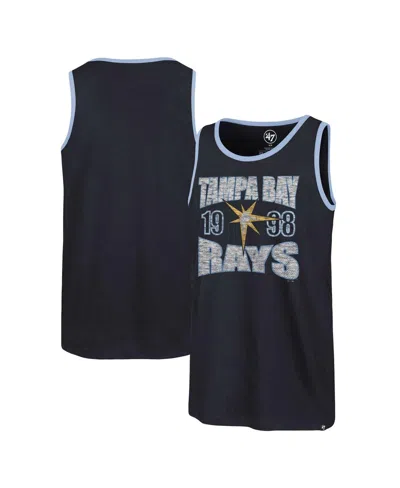 47 Brand Men's Navy Tampa Bay Rays Upload Franklin Tank Top