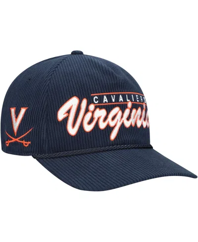 47 Brand Men's Navy Virginia Cavaliers Gridiron Double Header Hitch Adjustable Hat