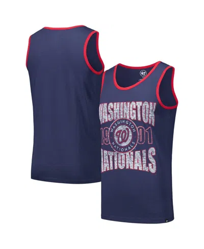 47 Brand Men's Navy Washington Nationals Upload Franklin Tank Top