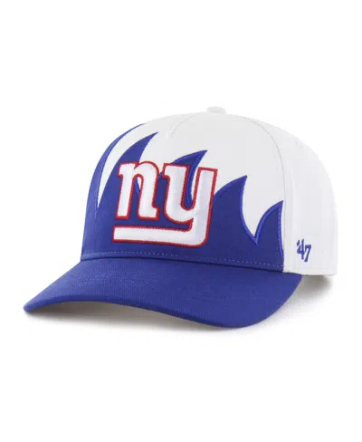 47 Brand Men's New York Giants Jagged Hitch Baseball Cap In White