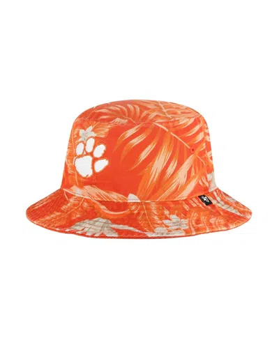 47 Brand Men's Orange Clemson Tigers Tropicalia Bucket Hat